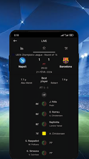 Golden Score - Foot en direct Screenshot 3