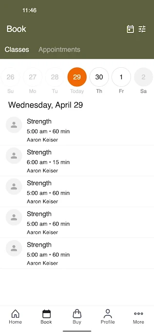 FitRanch Training & Recovery Screenshot 1