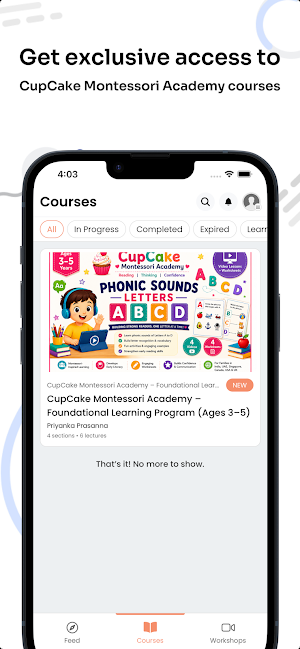 CupCake Montessori Academy Screenshot 2
