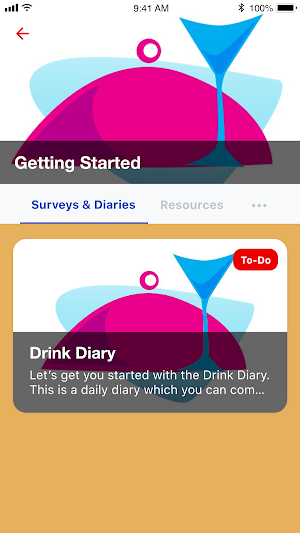 Eat Drink Diary Screenshot 1