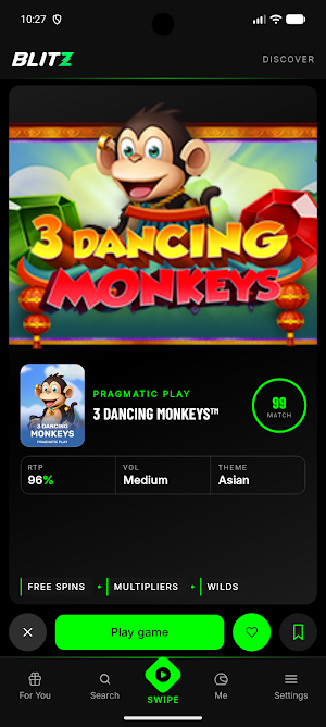 Blitz Casino Screenshot 2