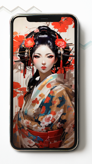 Geisha HD Wallpapers Screenshot 2
