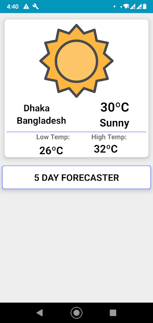 Simple Weather Screenshot 2