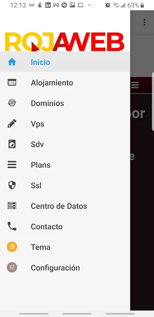 Roja Web -  Servidores Web Screenshot 3