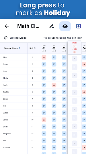 Student Attendance Plus Screenshot 2