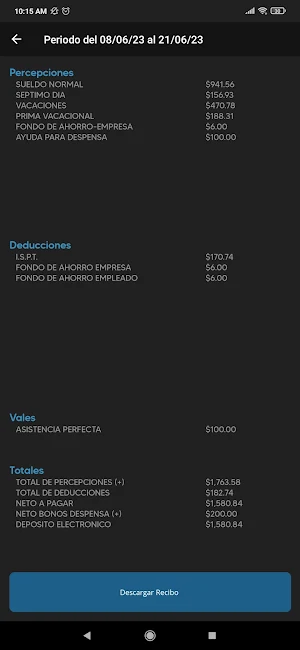 RecibosNominaCGA Screenshot 3
