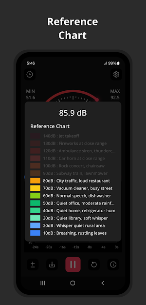 Sound Meter - dB Measurement Screenshot 2