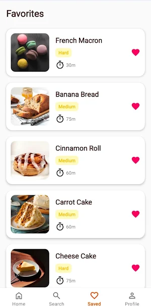 Baking Recipes Cakes & Dessert Screenshot 2