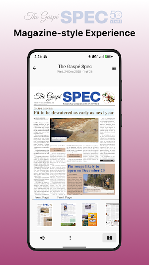 Gaspé Spec Screenshot 1