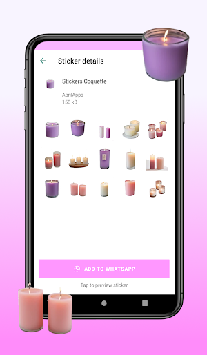 Sticker Coquette WAStickerApps Screenshot 3