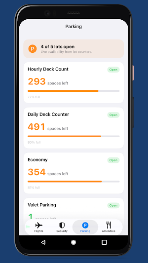 Fly CHS: Flights & Parking Screenshot 1