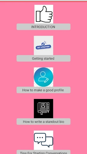 Online dating tips Screenshot 1