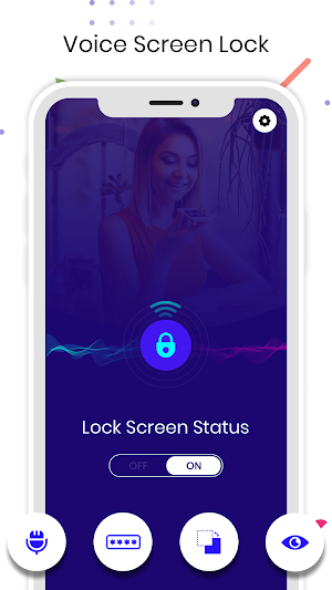 Screen Lock & Unlock by Voice Command Screenshot 2