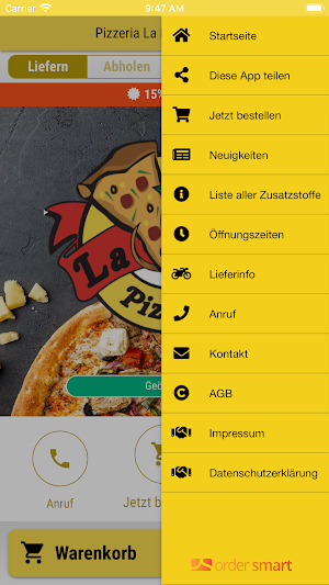 Pizzeria La Rosa Aachen Screenshot 2