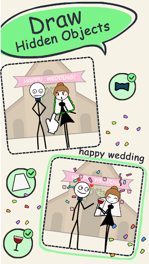 Draw Puzzle 3: missing part Screenshot 0