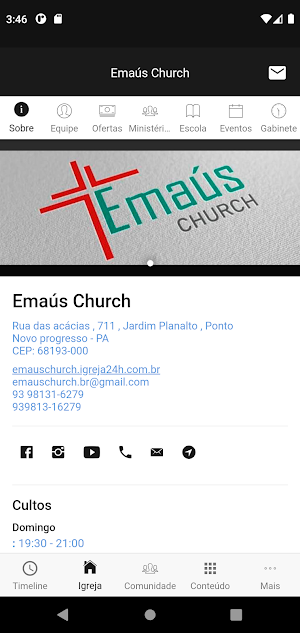 Emaús Church Screenshot 1