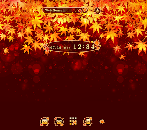 Stunning Autumn Leaves Theme Screenshot 0