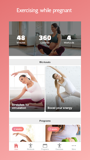 Pregnancy Workout Program Screenshot 0