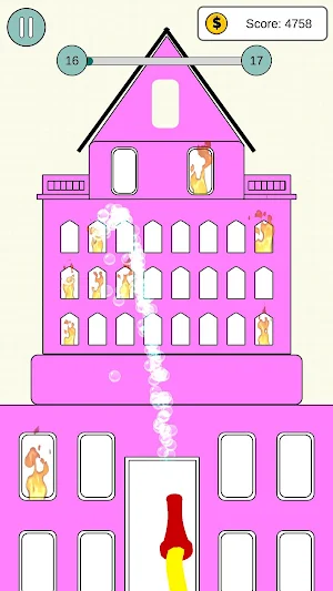 Mr. Fire Brigade: Tap to Rescue Screenshot 2