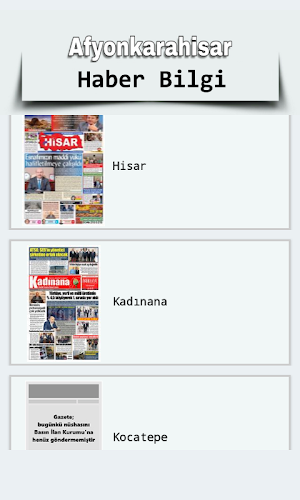 Afyonkarahisar Haber Bilgi Screenshot 2