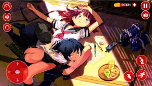 Anime High School Romance Game Screenshot 3