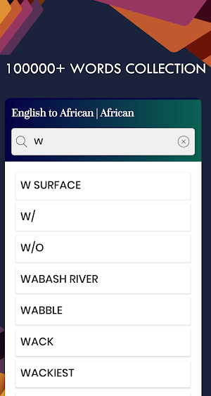 Afrikaans English Translator - Free Dictionary Screenshot 2