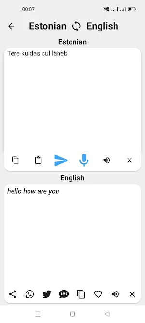 Estonian To English Translator Screenshot 1