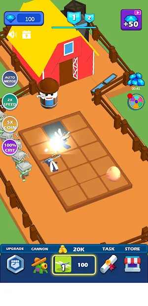 Farm Defense Merge Animal 3D Screenshot 0