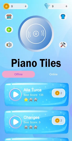 Danish Zehen Piano Tiles Game Screenshot 0