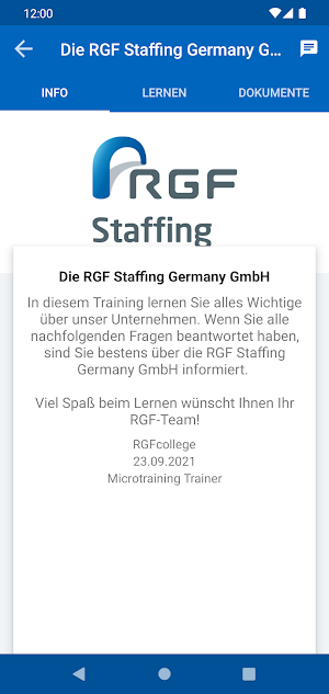 RGF College Screenshot 1