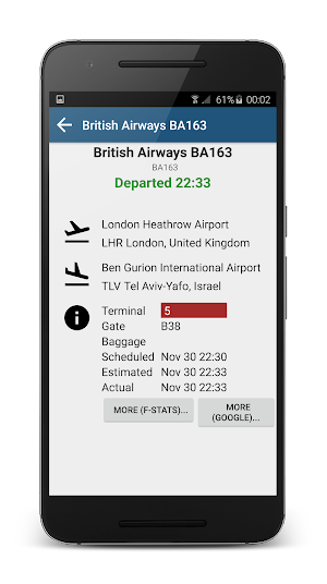 Miami Airport: Flight Information Screenshot 3