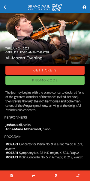 Bravo! Vail Music Festival Screenshot 2