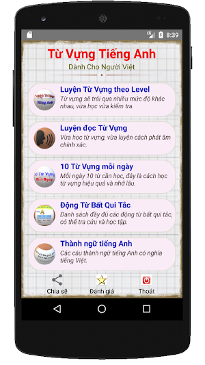 Học Từ Vựng Tiếng Anh Screenshot 0