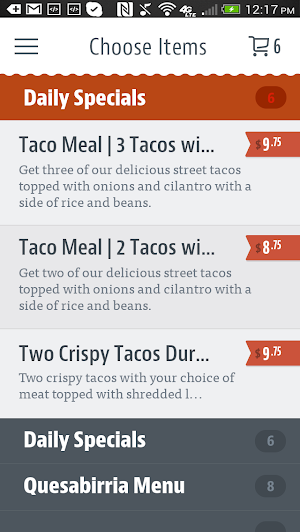 La Frontera Mexican Restaurant Screenshot 2