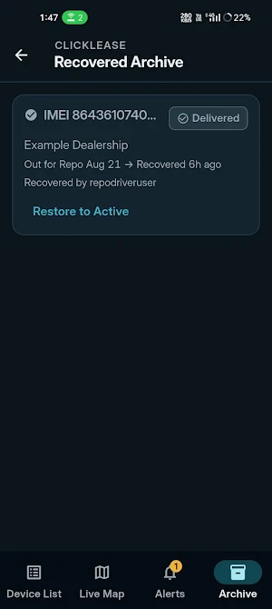 Matrack ProRepo Screenshot 2
