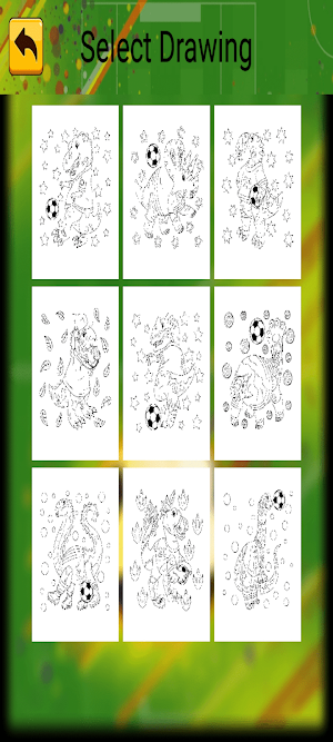 Dinosaur Football Coloring Screenshot 2