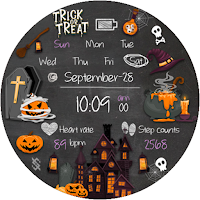 BFF51- Halloween Night Castle