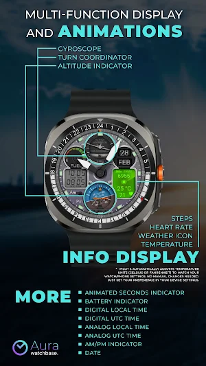 WB Pilot 3 Animated Watch Face Screenshot 2