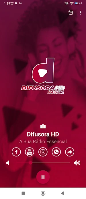 Difusora HD 94.5 FM Screenshot 1