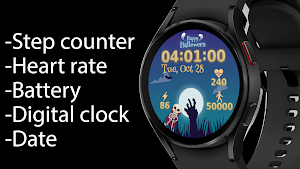 Halloween Skeleton Watch Face Screenshot 3
