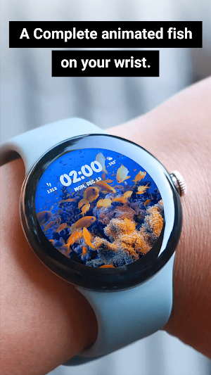 Aquarium Fish Live Watch Faces Screenshot 1