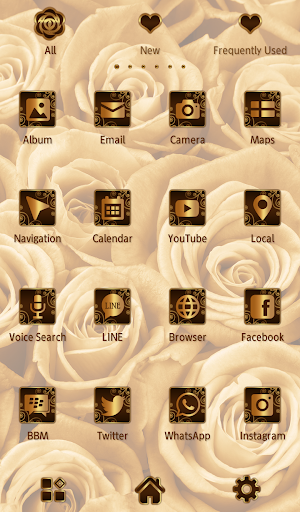 Gold Rose Theme Screenshot 2