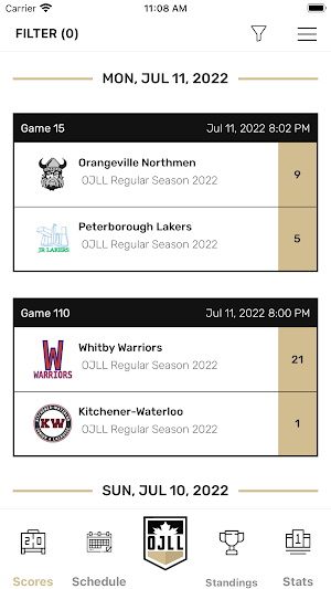 Ontario Junior Lacrosse League Screenshot 0