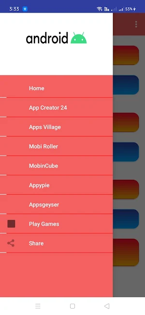 Create App Screenshot 1