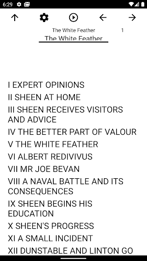 Book, The White Feather Screenshot 0