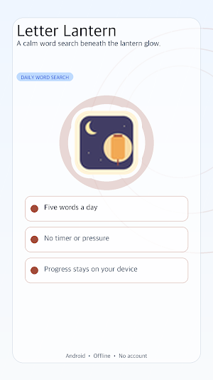 Letter Lantern: Word Search Screenshot 0