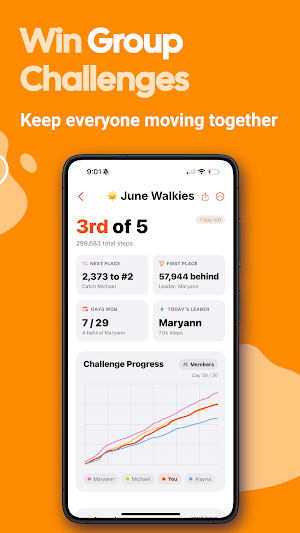 Rivo - Steps with Friends Screenshot 2