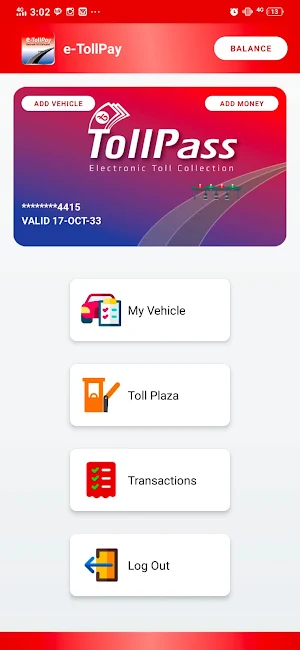 e-Toll Screenshot 2