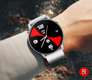 Black Red MX Watch Face Screenshot 2