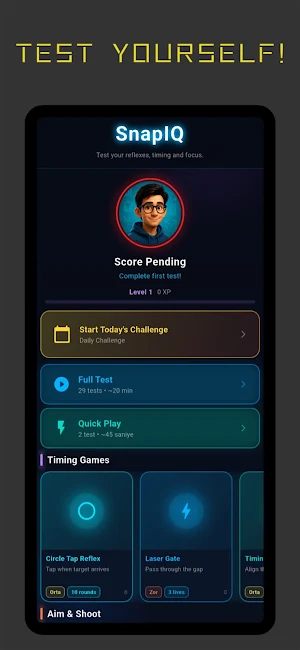 Snapiq: Test your reflexes Screenshot 0